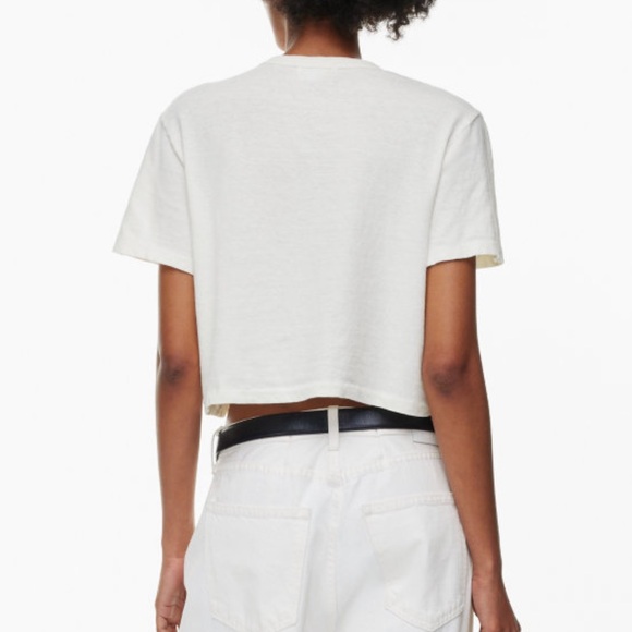Aritzia Denim Forum The Vintage Cropped T-Shirt - Picture 2 of 8